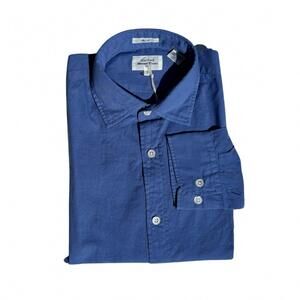 NEW HARTFORD men's sammy pat button down shirt in coronet blue